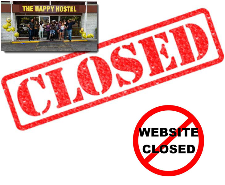 The Happy Hostel is Closed as of Jan.01,2019